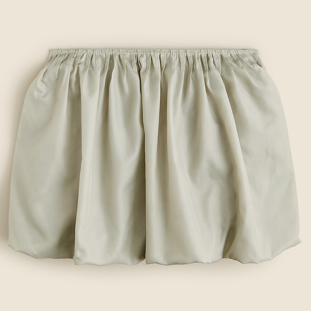 J.Crew Light Blue bubble mini skirt in taffeta in size 8